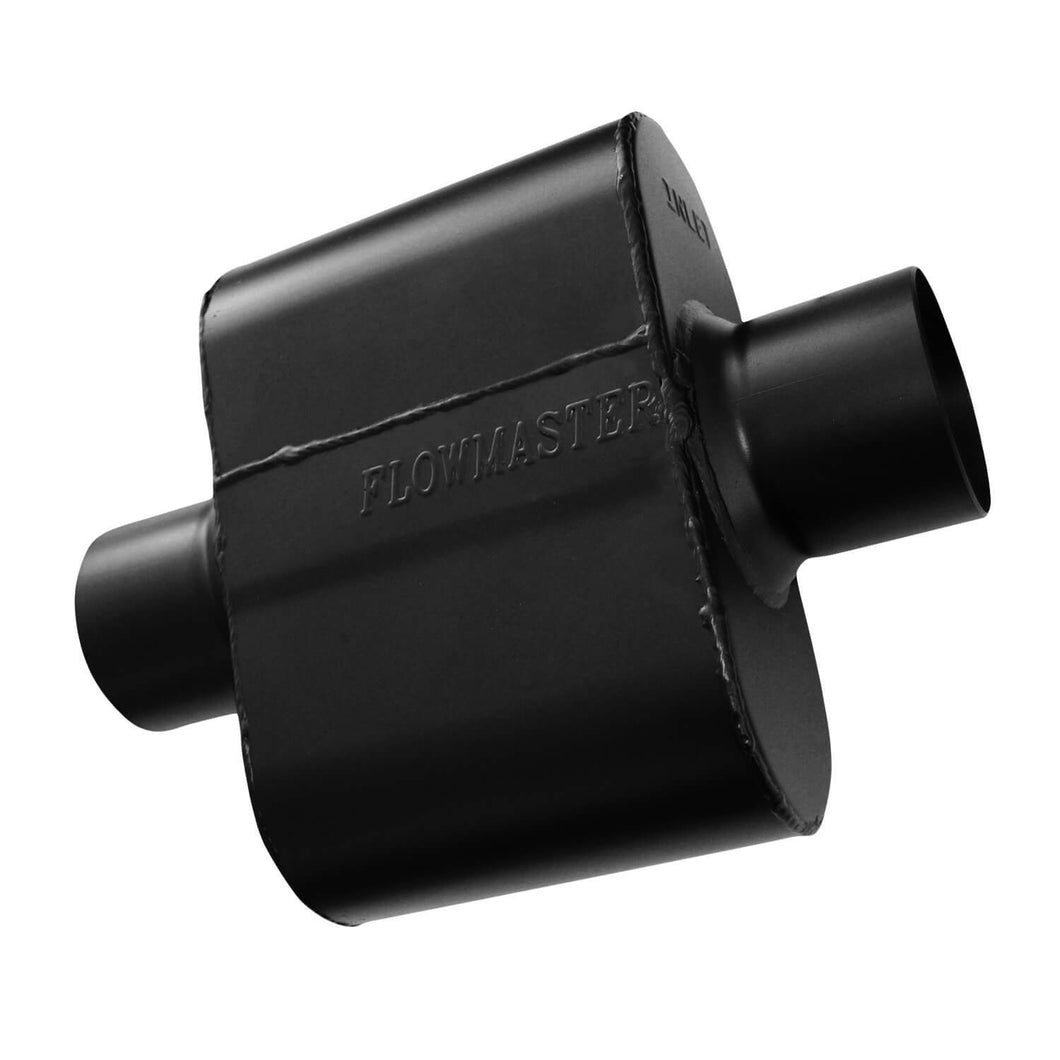 Flowmaster Super 10 Series Muffler 843015 - 3.00 Center In / 3.00 Center Out - Aggressive Sound