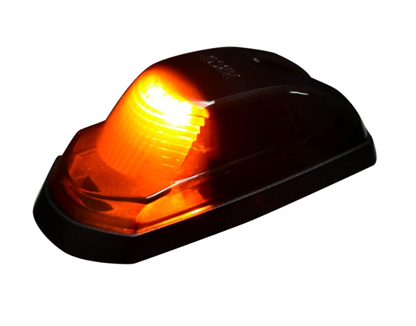 Ford 17-19 Super Duty 5 Piece Cab Lights LED Smoked Lens in Amber (For Non-OEM Trucks) 264342BK